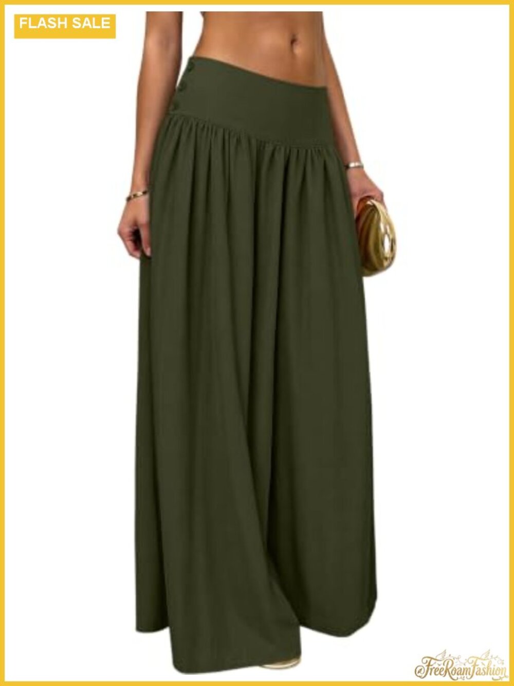 High Waist Wide Leg Palazzo Dressy Pants